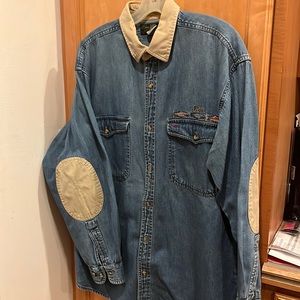 Denim orvis shirt size medium